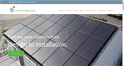 Desktop Screenshot of greenpowerenergy.com
